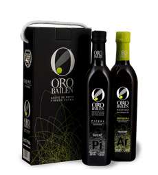 Extra vierge olijfolie Oro Bailen.Estuche 2 botellas 750 ml.