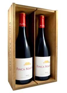 Rode wijn Finca Martelo 2016 - Caja de Madera 2 Botellas 