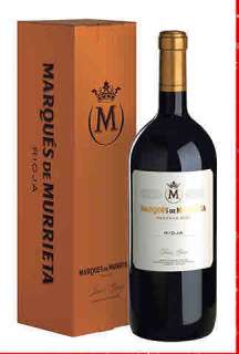 Rode wijn Marqués de Murrieta  en caja de cartón (Magnum)