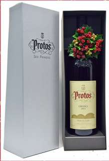 Rode wijn Protos  Magnum en caja de cartón