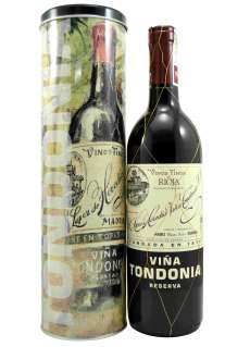 Rode wijn Viña Tondonia  - Estuche Lata
